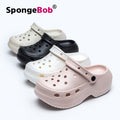 Women's clogs - new summer collection: thick-soled, anti-slip beach sandals with closed toe for adults. perfect for the beach and everyday wear