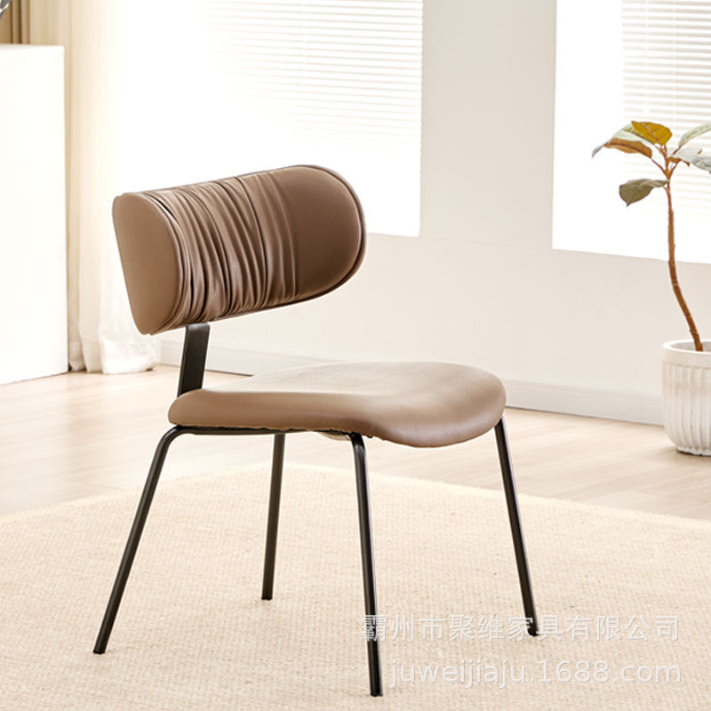 For homemodern casual dining table and chairs light luxury classy small apartment scandinavian restaurant hotel mahjong backrest dining chair