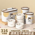 316 stainless steel insulated lunch box set - microwave safe, anti-scald, perfect for office workers & meal prepping