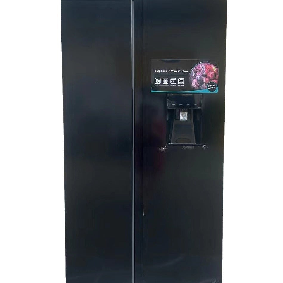Export-grade side-by-side refrigerator with beverage dispenser, large capacity air-cooled frost-free side-by-side, home refrigerator
