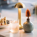 Usb rechargeable bar table lamp - retro decorative ambient light for coffee shops, restaurants, ktv, desktops, outdoor camping - touch control night light