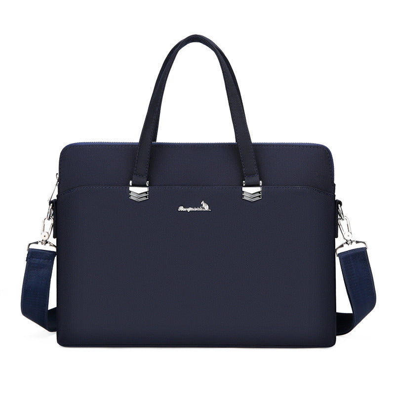 New briefcase Fashion trend Business Oxford cloth File bag Large capacity bag Laptop bag Crossbody bag