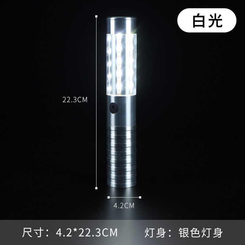 Cross-border led charging luminous flash stick bar KTV handheld flash stick wine extended atmosphere champagne stick wholesale