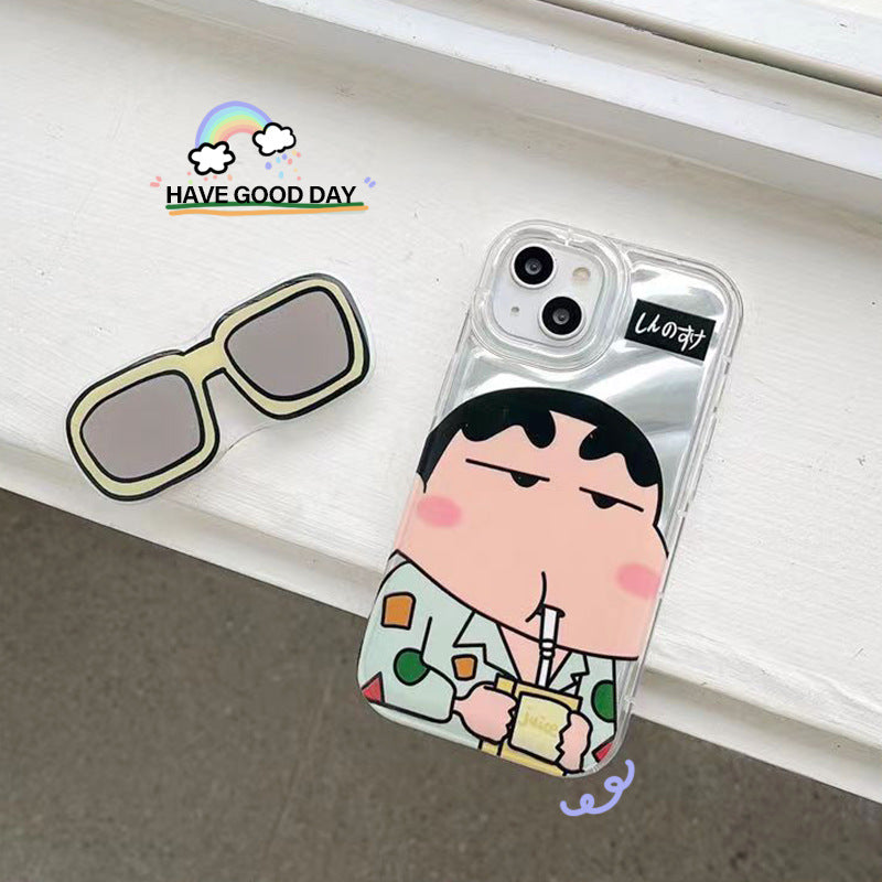 Creative desktop lazy stand melody kuromi/white rabbit/violent bear cartoon cute foldable mobile phone stand
