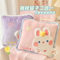 High-style throw pillow blanket, a 2-in-1 comforter, dual-purpose cushion, perfect for car rides, office use, or a quick nap under the ac