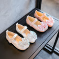 Girls' leather shoes - spring  new collection: princess shoes for baby girls, soft-soled children's shoes, spring/autumn single shoes, pink