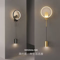 Bedside lamp bedroom wall lamp accessible luxury scandinaviancasual modern corridor aisle bench wall lamp living room background wall lamp