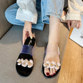 New women's slippers - trendy, instagram-worthy, fashionable summer sandals - flat, one-strap beach slippers - matching family styles available