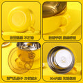 304 stainless steel instant noodle bowl student rice bowl with lid yellow duck water filter bowl large capacity dormitory lunch box 6 yuan gift