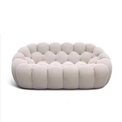 Modern minimalist bubble sofa - designer fabric, trending online, creative football art, curved sofa for home living room