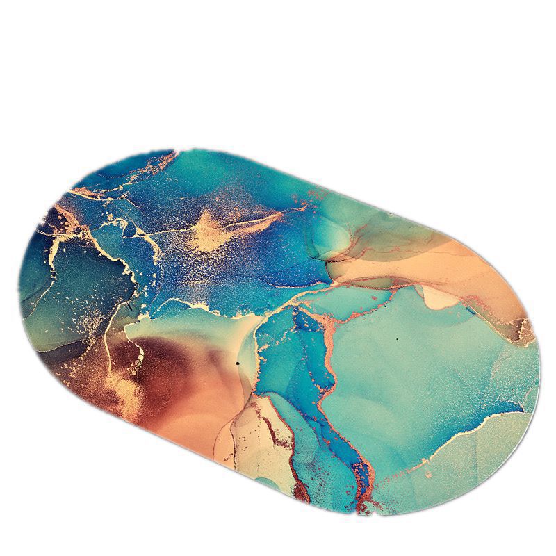 accessible luxury marble diatom mud floor mat bathroom absorbent mat quick-drying non-slip foot mat bathroom entrance floor mat