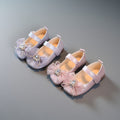 autumn new girls' princess shoes - stylish soft sole cute bowknot toddler & baby flats