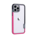 Suitable for iphone17contrast color silicone frame mobile phone case apple 15 lens all-inclusive gradient heat dissipation 14 protective case