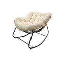Lazy rocking chair cushion for home balcony single sofa cushion seat and back all-in-one cushion indoor and outdoor hanging basket cushion