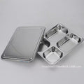 Here are a few options, depending on the specific nuance you want to convey:  **option 1 (focus on premium quality):**  "premium stainless steel dinner plates for home use - 304 stainless steel divided plates, perfect for cafeterias and serving dishes."