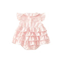 Infant summersweetoutwear hairy baby girl small fresh flying sleeves lace covered skirt elegantoutwear hairy