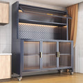 Multifunctional storage side cabinet, baby supplies storage cabinet, baby feeding table storage cabinet, storage rack, floor-standing multi-layer kitchen