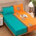 Printing fitted sheet bed cover simmons protective dust cover all-inclusive elastic bed cover that won't pill or shrink