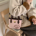 new embroidered bucket bag for women, 2025 autumn/winter versatile shoulder bag, underarm bag, high-end textured crossbody bag
