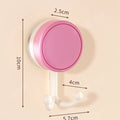 Dopamine double-headed suction cup hook, no need to punch holes, kitchen and bathroom hanging towel, sanitary tissue paper, strong load-bearing sticky hook