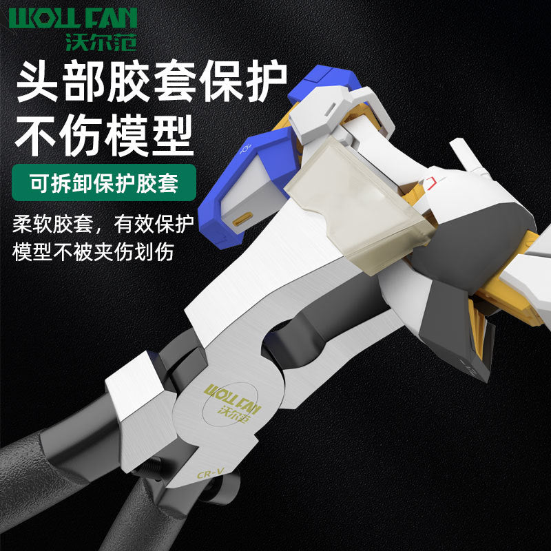 Wall Fan's new model clamping pliers with rubber sleeves are assembled with Big Bankster, eight-inch flat glass pliers with rubber sleeves.