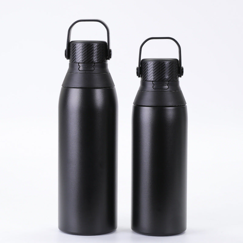 304 stainless steel thermos cup outdoor high-looking large-capacity space kettle portable handle sports water kettle