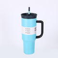 Amazon 40oz large capacity car cup 304 stainless steel vacuum insulated tumbler with straw and handle - ice tumbler