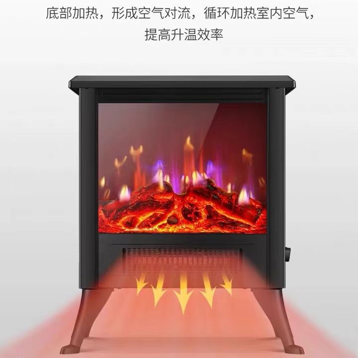 Camel fireplace electric heater european style 3d simulation flame stove for home energy saving power saving heater wholesale