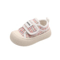 Spring & fallkids canvas shoes girl sneakers biscuit shoes kids shoes soft bottom tweed style baby shoes 1-4 years old