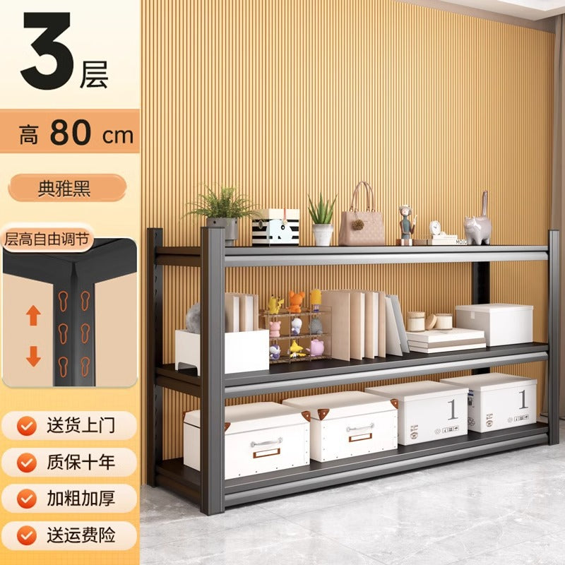 Multi-tier home storage rack, adjustable shelving unit for living room, supermarket multi-functional display shelf