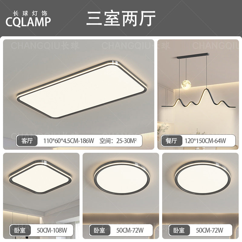 American Puri Full Spectrum Eye Protection Living Room Light Ceiling Light Home Improvement Lighting Modern Minimalist Bedroom Light Zhongshan Lighting