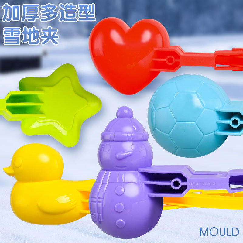 【half price clearance】snowball maker toy, snowball clip, duck-shaped snowball maker, snow play tool, snowball fight gear, snowman building supplies