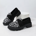 export plus size chunky sole loafers for women,  spring/autumn new collection, preppy british style slip-on leather shoes