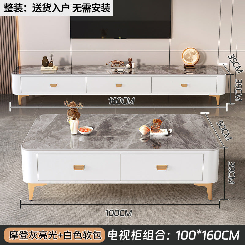 Accessible luxury solid wood coffee table small apartment living room for homecasual modern tea table new arrival small apartment office small table