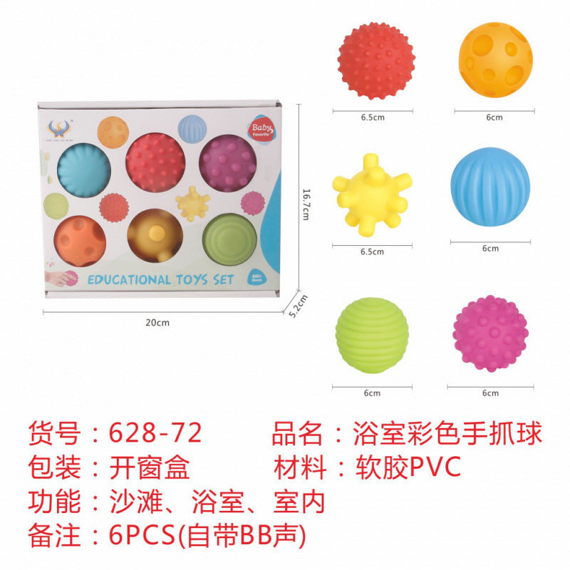 Cross-border  vinyl environmental protection early education shape color cognition bathroom water toy gift stacking music set