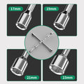 Cross socket folding wrench tool for removing tire screws, special car repair and tire changing handy gadget large wrench