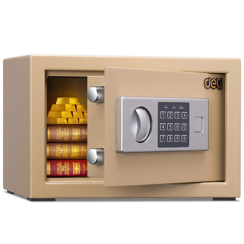 Deli office safe, office commercial household small mini safe, electronic password anti-theft safe deposit box