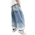 Boys' ice silk denim shorts - lightweight summer style,  new tencel anti-mosquito pants, versatile, loose fit, breathable & sweat-wicking, trendy