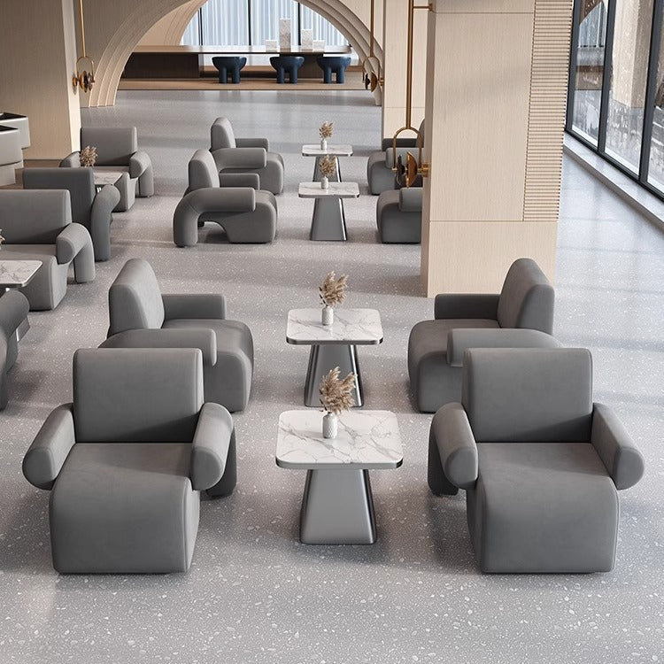Accessible luxury reception negotiation table and chair negotiation table and chair combination office sofa commercial shop robot pistol sofa chair