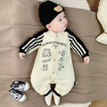 baby super cute cartoon clothes for boys and girls fashion spring & falllong sleeves one-piece jumpsuit rompers for outing