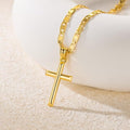 Hot-selling european and american export necklace: stylish, high-end, exquisite micro cross pendant necklace