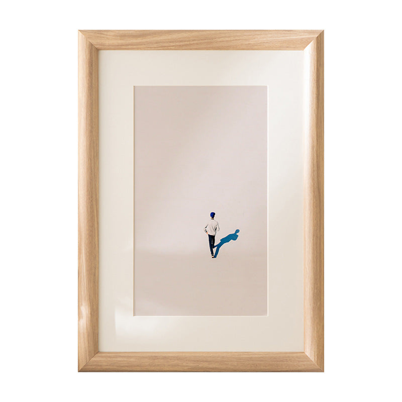 Solid wood photo frame frame 16 inch A4a3 sketch calligraphy mounted picture frame poster 8K open 4k puzzle mounted picture frame hanging wall