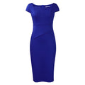 C8529  foreign trade women's clothing  new short-sleeve fashionable elegant bodycon pencil skirt african dress