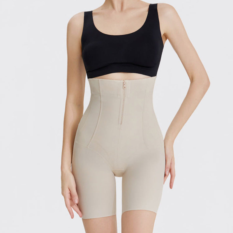 High-waisted seamless tummy control shaping leggings - women's slimming & body shaping pants