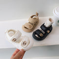 Summer baby sandals 1-2-3 years old soft sole non-abrasive first walker shoes boys casual shoes girls chanel-style children's shoes