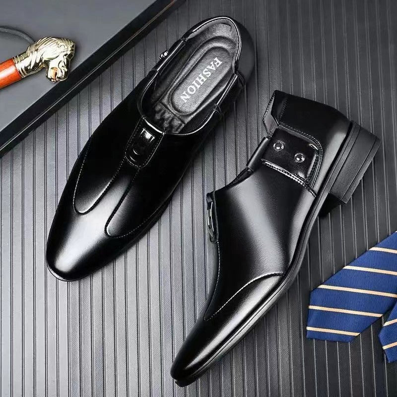 Men's leather shoes - soft leather, soft sole - business casual, work, security, dad shoes - wholesale & dropshipping available