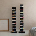 Nordic influencer-inspired invisible corner bookshelf: wall-mounted, freestanding, multi-tier storage solution for study, living room, and more