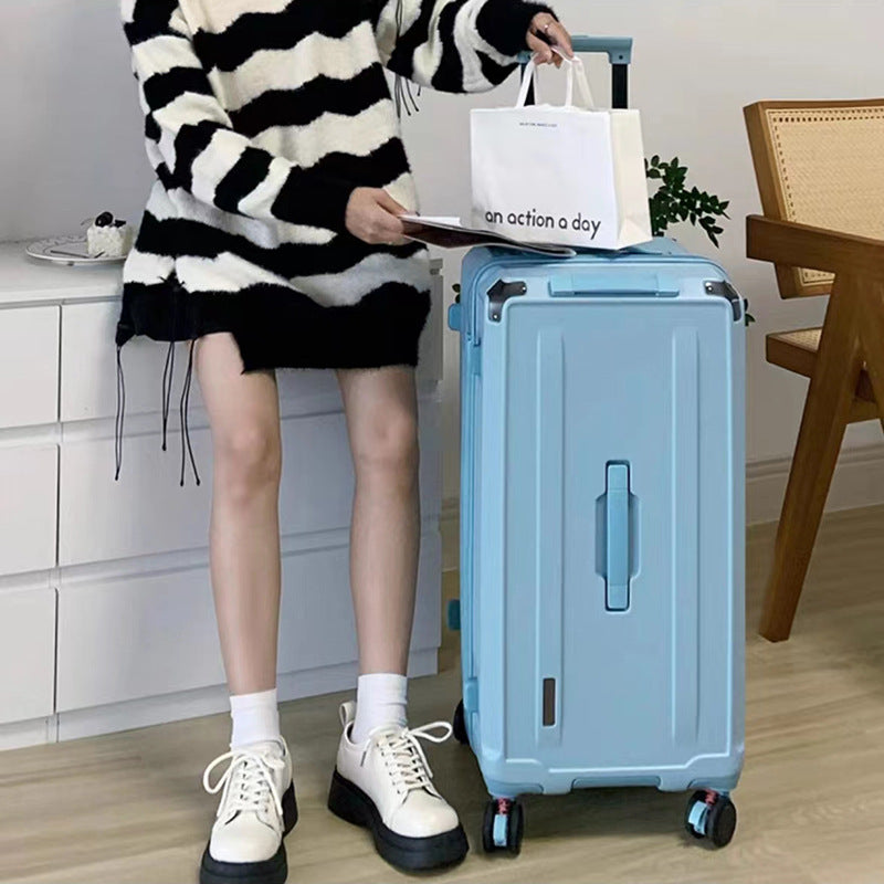 Large-capacity suitcase Women's high-end trolley case Men's new thickened suitcase 28-inch password box wholesale Cross-border