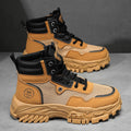 Men's spring 2026 new collection: trendy and versatile men's martin boots - chunky sole, height increasing, casual, hiking, outdoor work boots