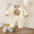 Autumn winter newborn baby one-piece clothes outwear rompers heattech baby boy and girl cartoon super cute clothes